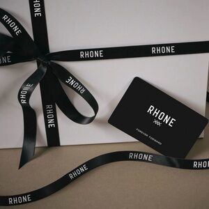 Rhone Black Gift Card with Ribbon